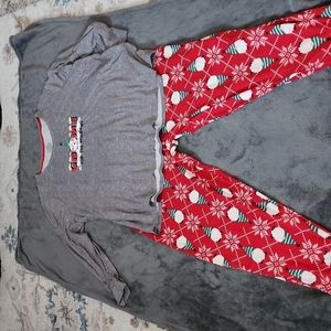 Christmas Gnome 3X Pajamas